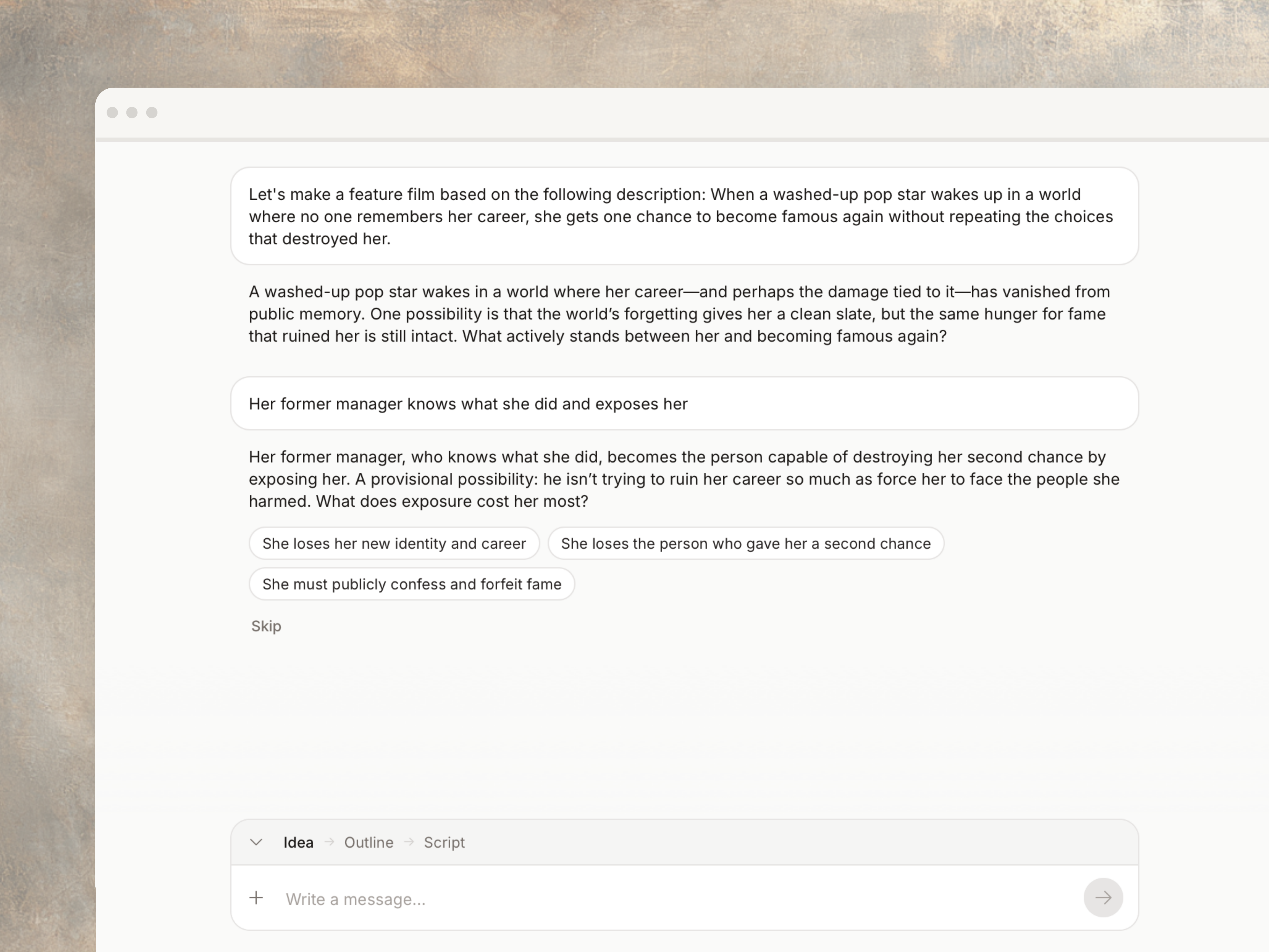Scriptsolo from idea to finished screenplay